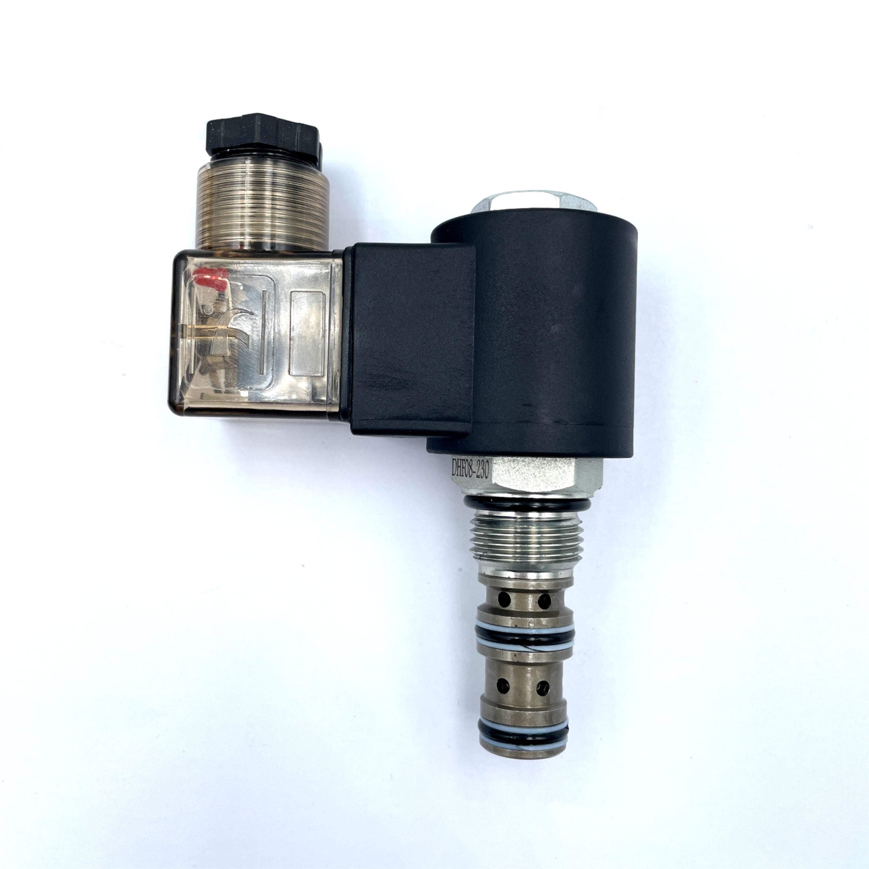 Cartouche Valve Solénoïde Hydraulique Filetée DHF08-220H - Neuf - Origine Chine